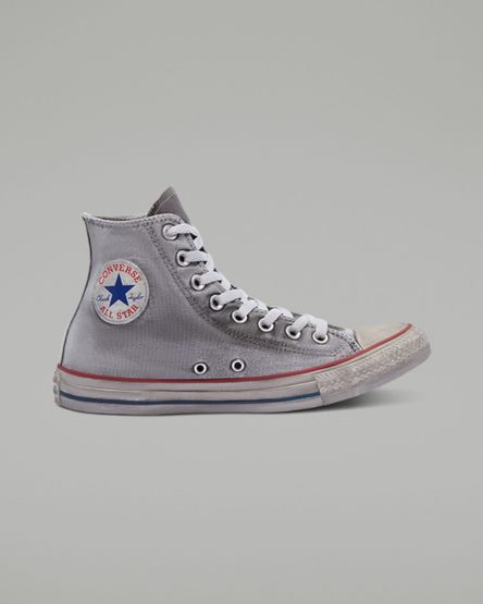 Men's Converse Chuck Taylor All Star Canvas Smoke High Top Shoes Grey / White | AU C9465Y